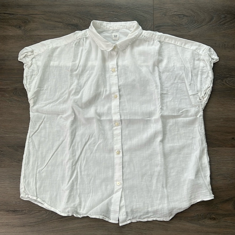 Linen short sleeve shirt